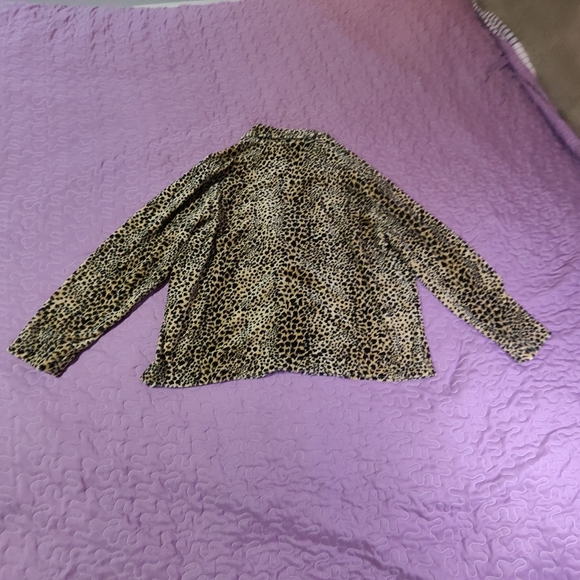 Liz Claiborne XL Animal Print Jacket - Picture 3 of 4